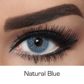 NATÜRLICHE BLAUE farbige Kontaktlinsen